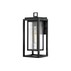 Glass outdoor sconce