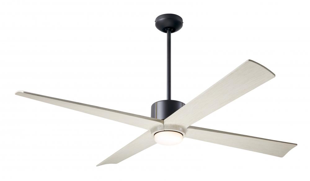 Nouveau DC Fan; Dark Bronze Finish w/ Brass; 56" Whitewash Blades; 17W LED; Remote Control