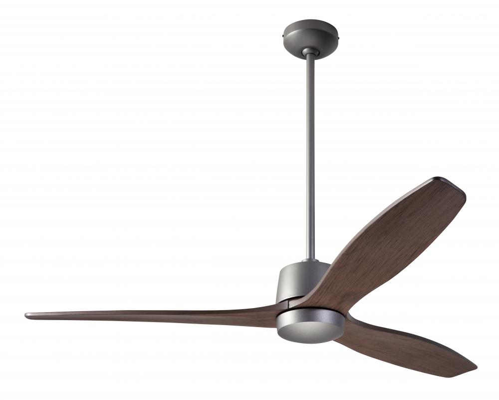 Arbor DC Fan; Graphite Finish; 54" Mahogany Blades; No Light; Wall Control