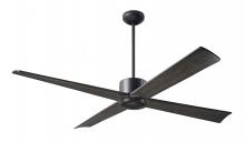 Modern Fan Co. NOU-DBBS-56-EB-NL-WC - Nouveau DC Fan; Dark Bronze Finish w/ Brass; 56" Ebony Blades; No Light; Wall Control