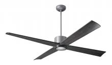 Modern Fan Co. NOU-GTMB-56-EB-NL-WC - Nouveau DC Fan; Graphite Finish w/ Matte Black; 56" Ebony Blades; No Light; Wall Control