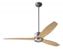 Modern Fan Co. ARB-GT-54-MP-NL-WC - Arbor DC Fan; Graphite Finish; 54" Maple Blades; No Light; Wall Control