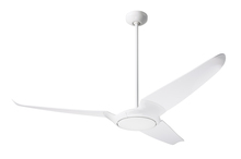 Modern Fan Co. IC3-GW-56-DK-NL-WC - IC/Air (3 Blade ) Fan; Gloss White Finish; 56" Dark Blades; No Light; Wall Control