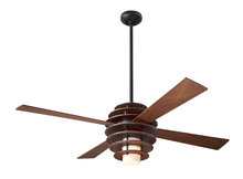 Modern Fan Co. SLA-MG-52-MG-LED-003 - Stella Fan; Mahogany/Dark Bronze Finish; 52" Mahogany Blades; 17W LED; Handheld Remote Control (