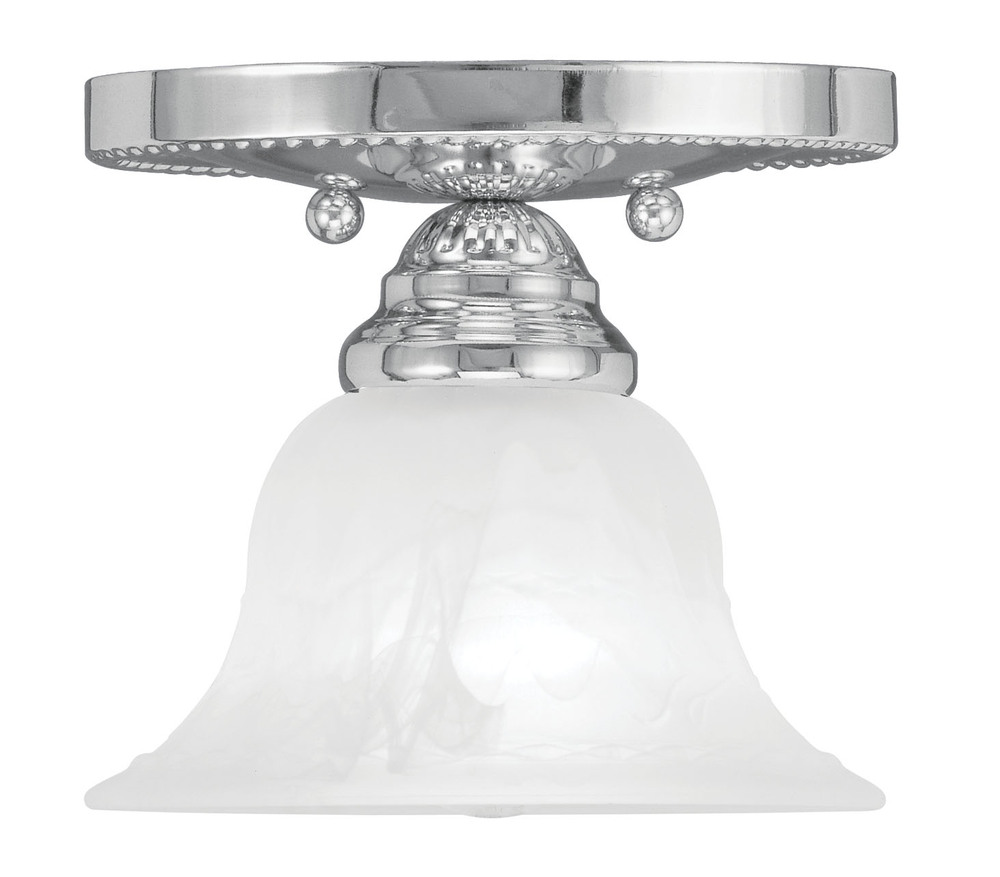 1 Light Polished Chrome Ceiling Mount