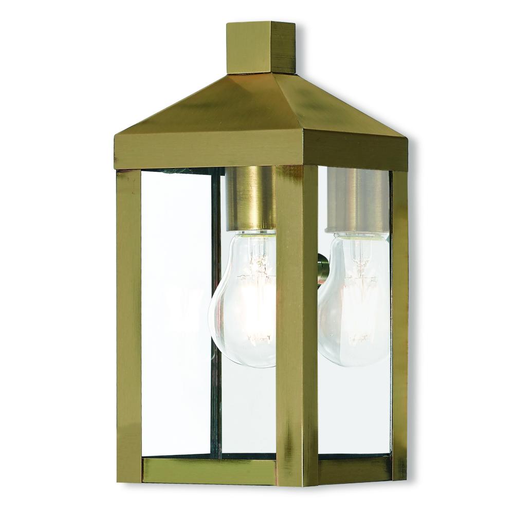 1 Lt AB Outdoor Wall Lantern