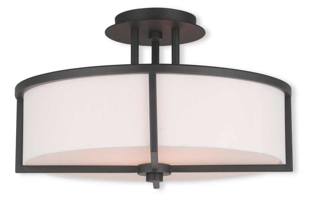 3 Light Bronze Ceiling Mount