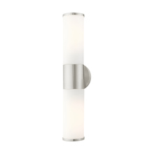 Livex Lighting 16562-91 - 2 Lt Brushed Nickel ADA Vanity Sconce