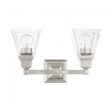 Livex Lighting 17172-91 - 2 Lt Brushed Nickel Bath Vanity