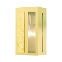Livex Lighting 27411-12 - 1 Lt Satin Brass Outdoor ADA Wall Lantern