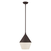 Livex Lighting 40714-07 - 1 Lt Bronze Mini Pendant