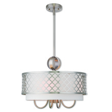 Livex Lighting 41104-91 - 5 Lt BN Pendant Chandelier