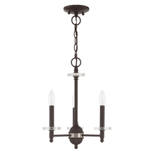 Livex Lighting 42703-07 - 3 Lt Bronze Mini Chandelier