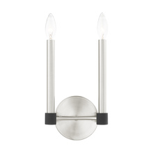 Livex Lighting 46882-91 - 2 Lt Brushed Nickel Wall Sconce