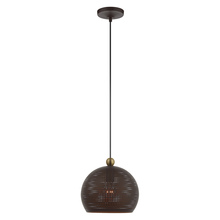 Livex Lighting 49100-07 - 1 Lt Bronze Pendant