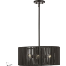 Livex Lighting 49123-92 - 3 Light English Bronze Pendant Chandelier