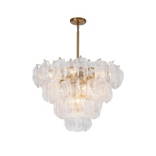 Kanova Lighting KCH5150-30 - Florentine Winds Chandelier - Large L34" W34" H22" Warm Brass 120 V 13 E12 Candelabra