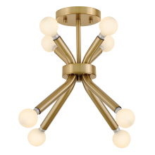 Lark 83853LCB - Small Convertible Semi-Flush Mount
