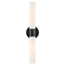 Lark 85402BK-CO - Large Two Light Vanity