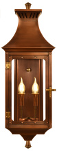 The Coppersmith PC30E - The CopperSmith Biltmore Collection Pinnacle 30" Tall Copper Electric Wall Mount Outdoor LT Lant