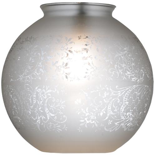 8"W Globe Hand Blown Shade