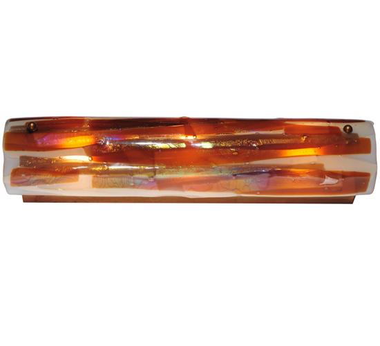 24"W Metro Fusion Marina Glass Vanity Light