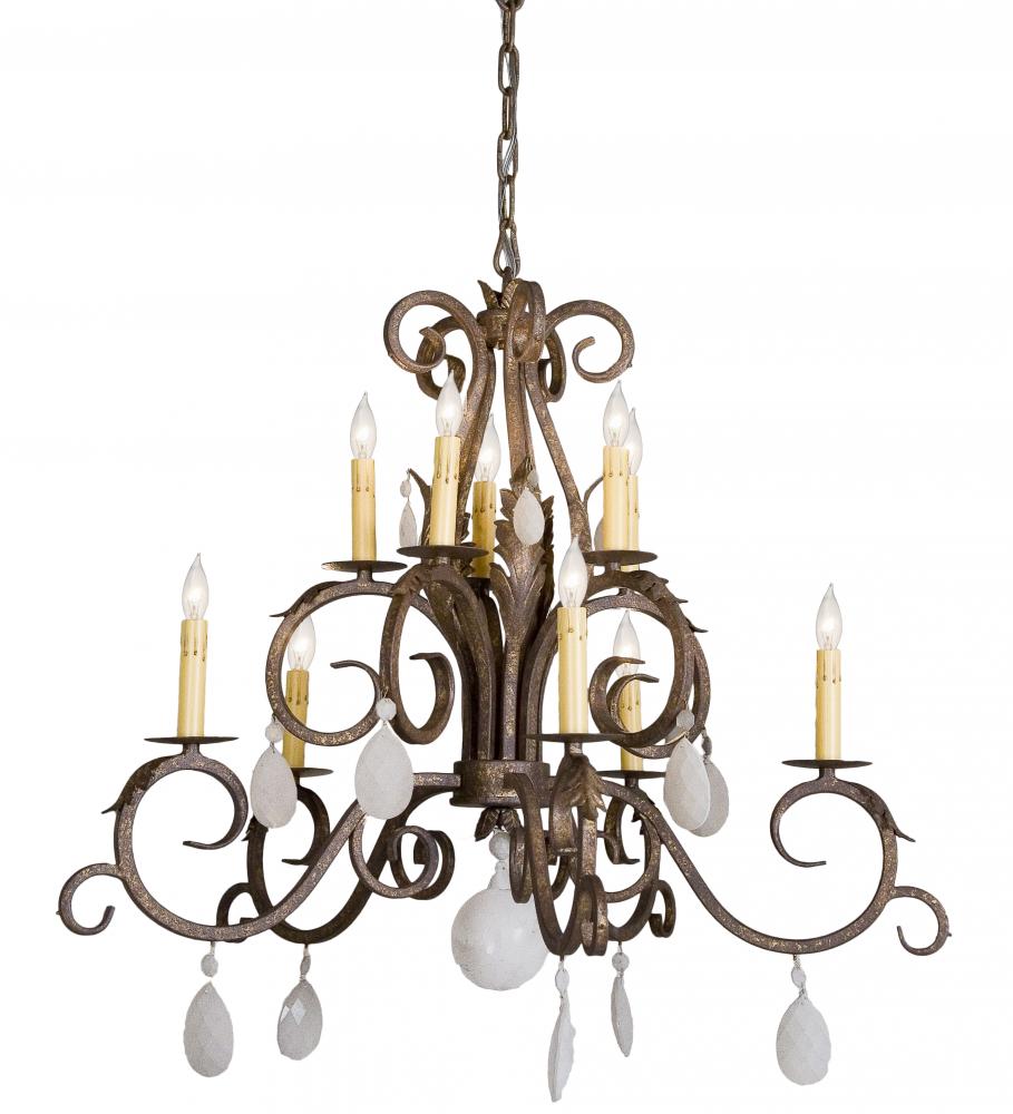 32" Wide Anassa 10 Light Chandelier