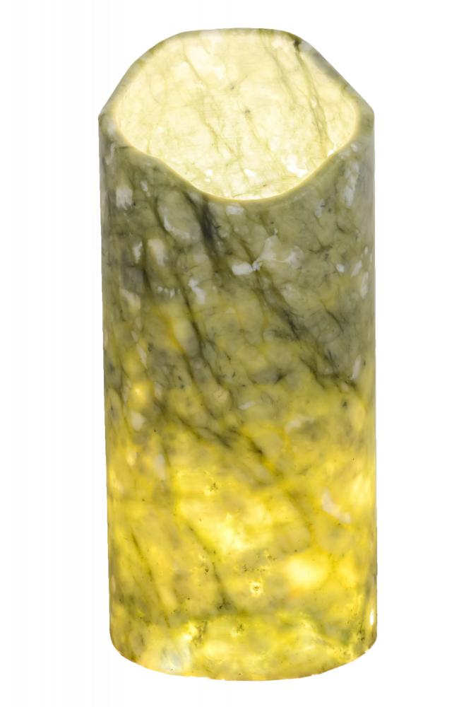 3.5"W Cylindre Green Jadestone Shade