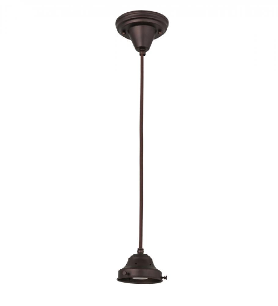 4"W Revival Mahogany Bronze Pendant Hardware