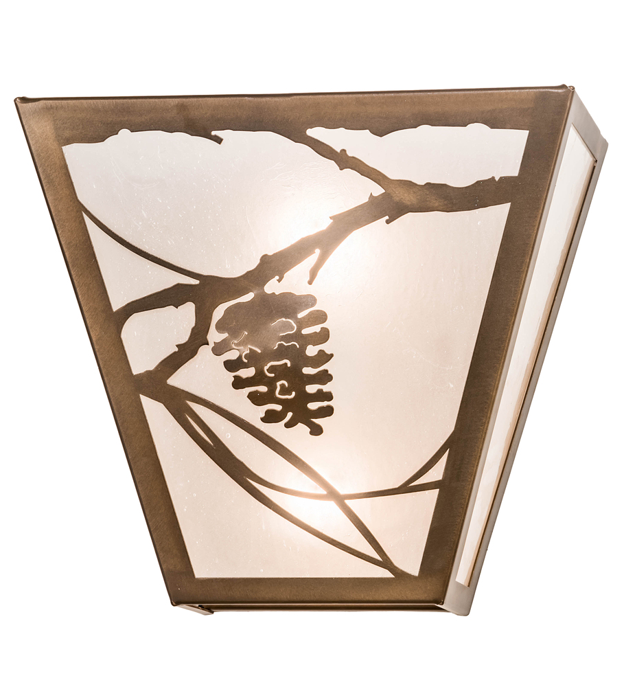 13" Wide Whispering Pines Wall Sconce