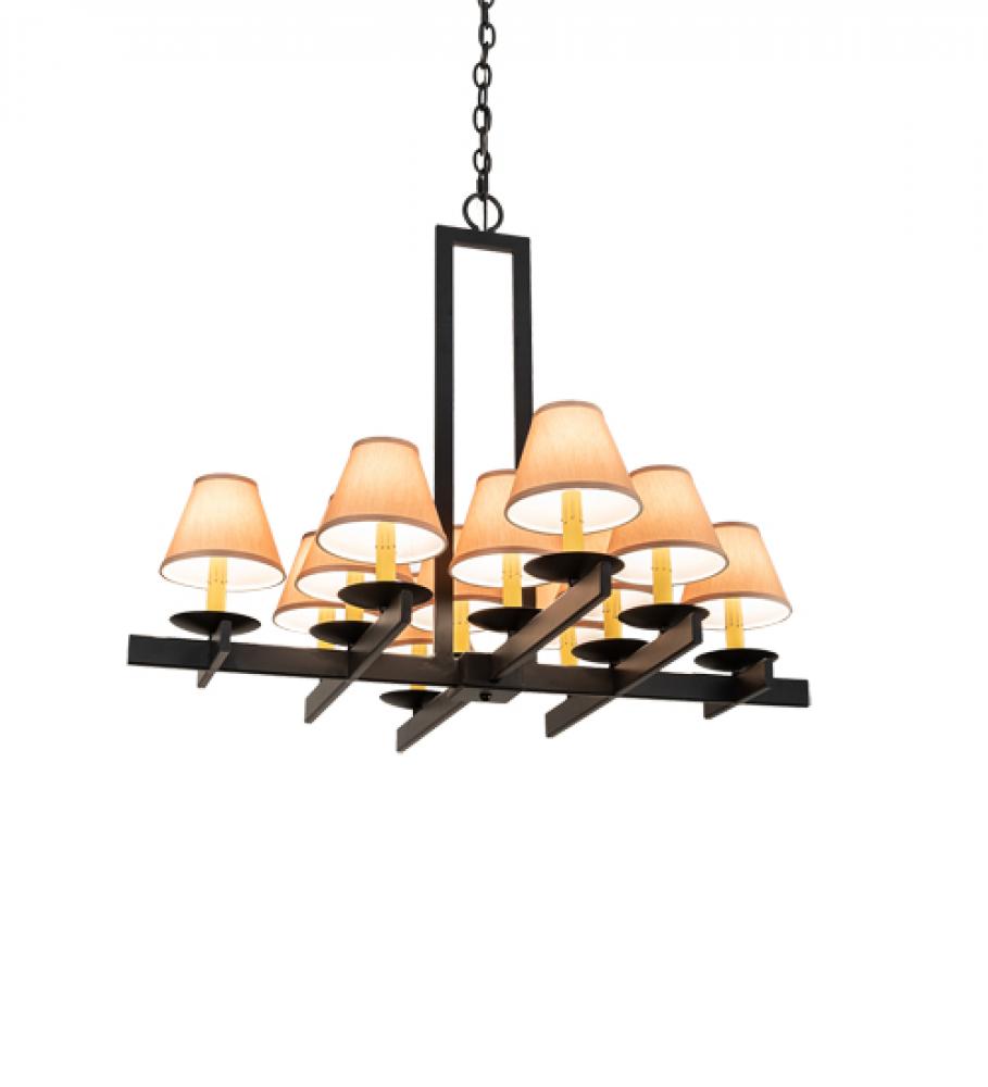 36" Wide Dante 12 Light Chandelier