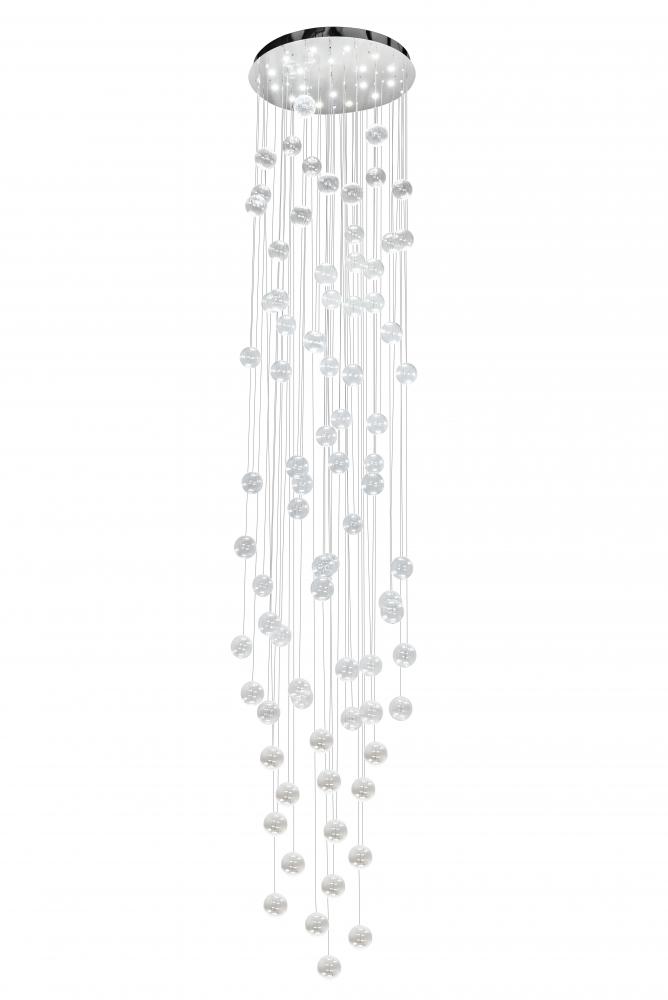 48" Wide Bola Cascading Pendant