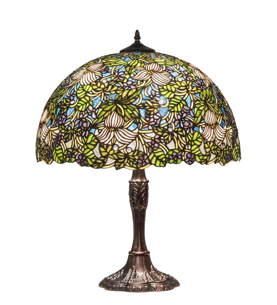 26" High Trillium & Violet Table Lamp