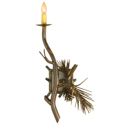 9"W Lone Pine Wall Sconce