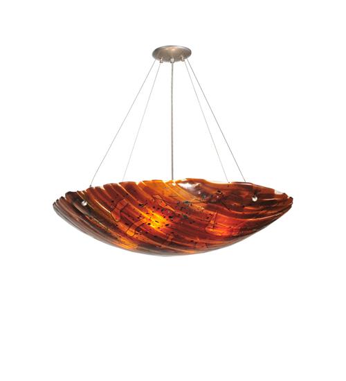 30" Wide Metro Fusion Torta Inverted Pendant