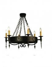 Meyda Green 111562 - 24" Wide Warwick 6 Light Chandelier