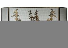 Meyda Green 113067 - 96" Wide X 40" High Tall Pines Fireplace Screen