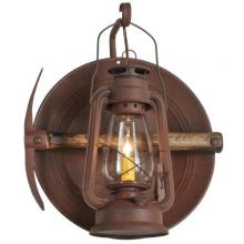 Meyda Green 114829 - 16" Wide Miners Lantern Wall Sconce