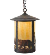 Meyda Green 117454 - 12" Wide Fulton Bear Creek Pendant.