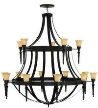 Meyda Green 120632 - 72"W Pontoise 15 LT Chandelier