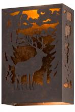 Meyda Green 120788 - 10"W Deer Wall Sconce