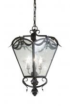 Meyda Green 141719 - 13" Wide Fleur 4 Light Pendant