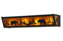 Meyda Green 14238 - 24"W Bear at Lake Vanity Light