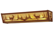 Meyda Green 14263 - 24"W Deer at Lake Vanity Light