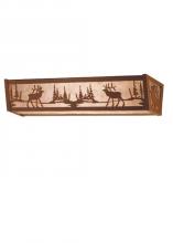 Meyda Green 14405 - 24"W Elk at Lake Vanity Light