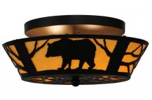 Meyda Green 144229 - 16" Wide Bear on the Loose Flushmount