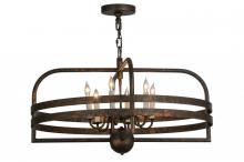 Meyda Green 145225 - 32" Wide Aldari 6 LT Chandelier