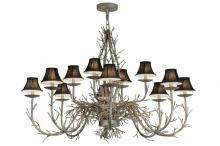 Meyda Green 147591 - 50" Wide Twigs 12 Light Chandelier