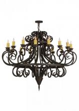 Meyda Green 151204 - 60" Wide Symen 16 Light Chandelier