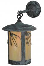 Meyda Green 153602 - 10"W Fulton Lone Pine Hanging Wall Sconce